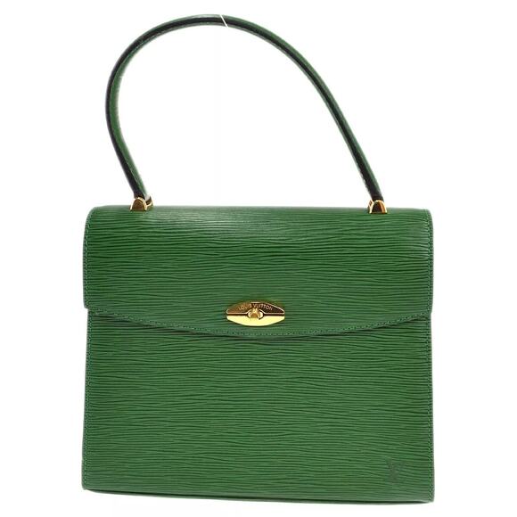 Louis Vuitton Malesherbes Green Epi Leather Handbag - Picture 1 of 12